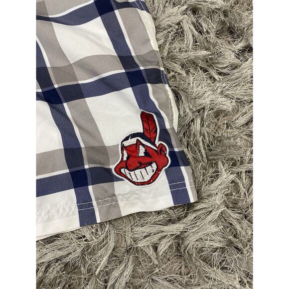 Vintage Cleveland Indians Guardians Mens Swim Trunks Board Shorts Carl Banks L - Picture 2 of 6